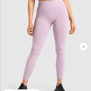 Gymshark Adapt Marl Seamless Leggings - Light Purple